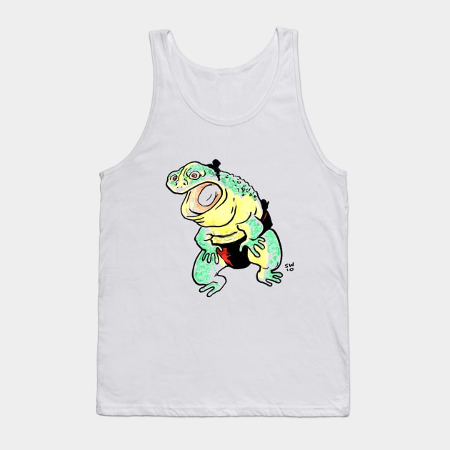 Sumo Bullfrog Tank Top by CoolCharacters